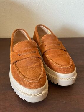 Leather Chunky Loafers